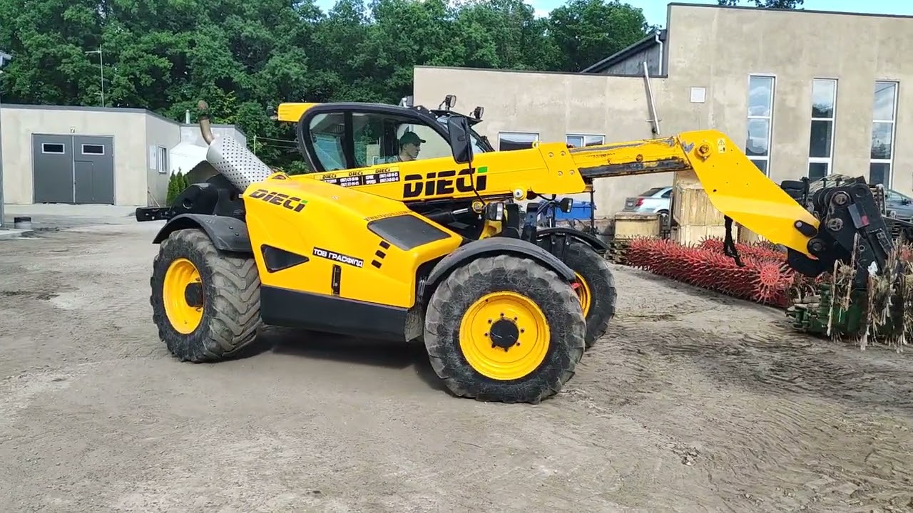 DIECI AGRI PLUS 40.7 розвантаження техніки