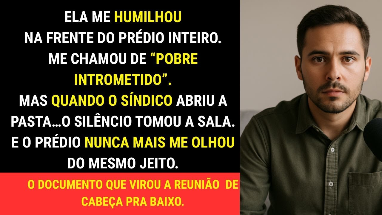 Minha vizinha me chamou de 
