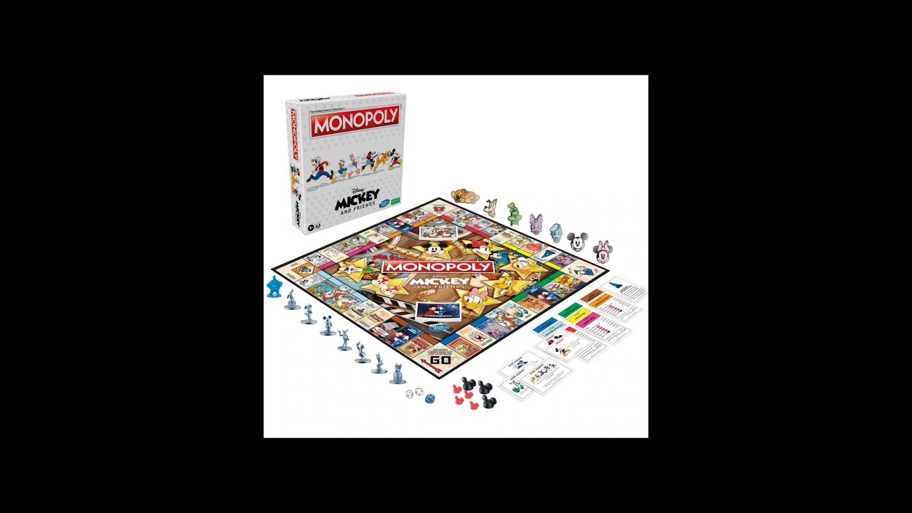 Disney Mickey and Friends Edition Monopoly Board Game