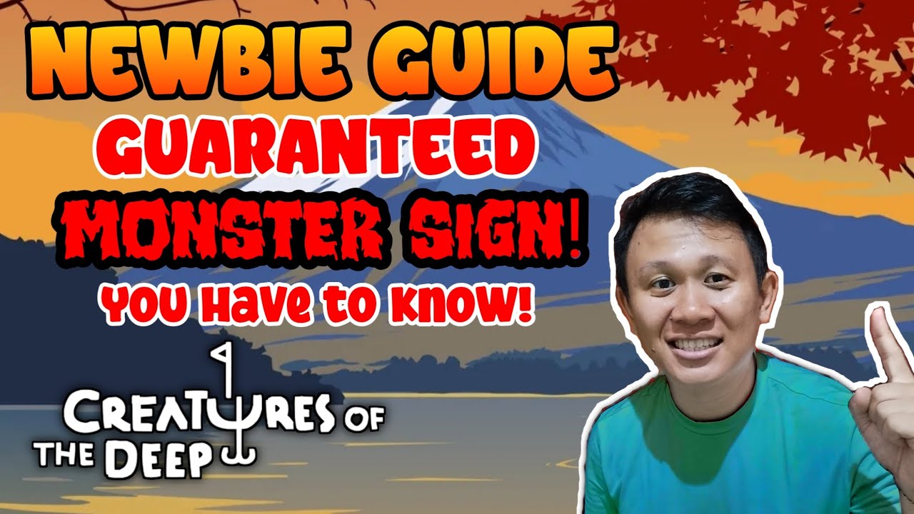 NEWBIE GUIDE FOR MONSTER HUNTER IN CREATURES OF THE DEEP FISHING #monsterhunter