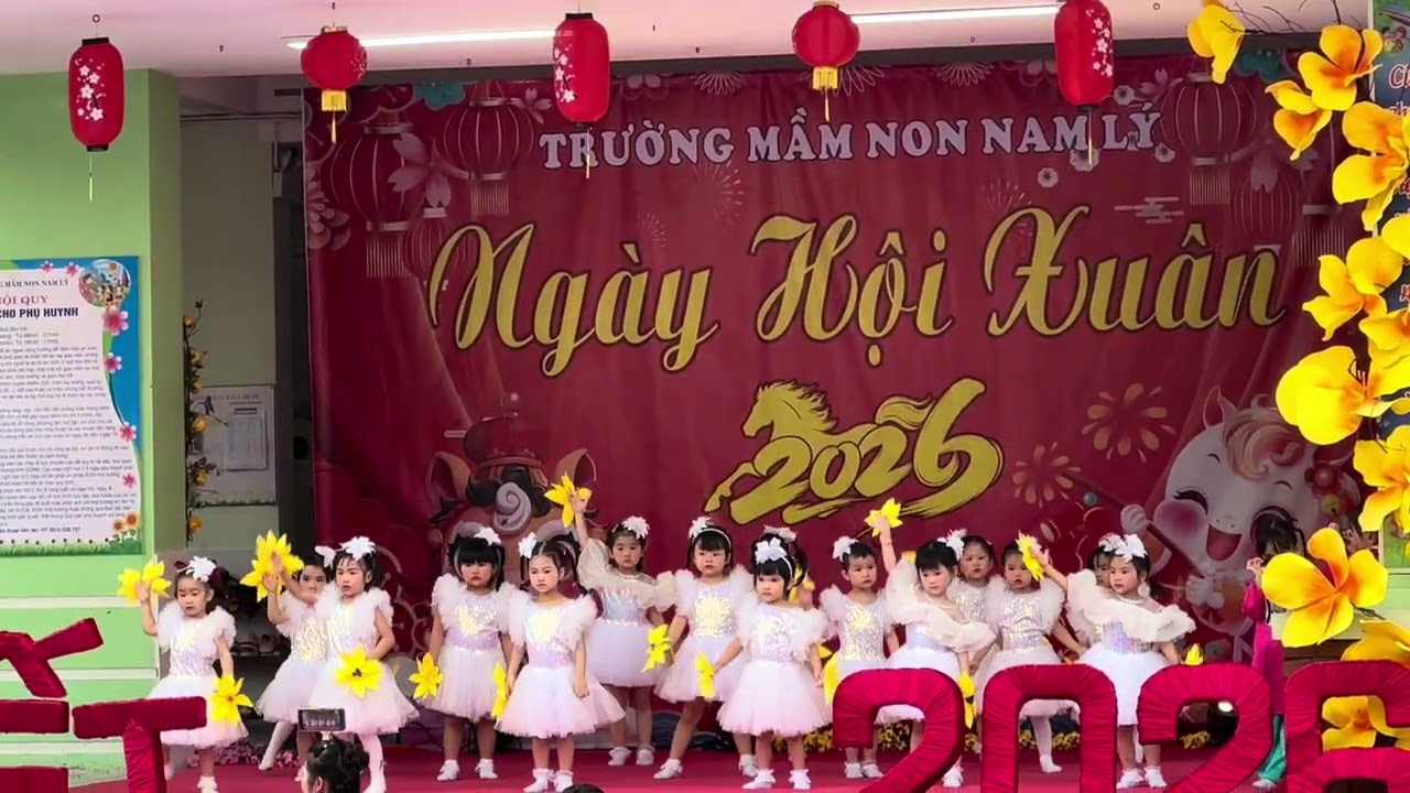 Múa khối lớp Bé trường MN Nam Lý