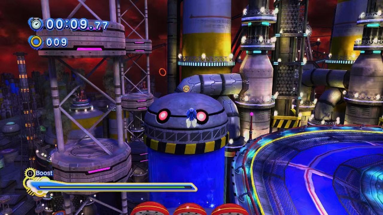 SONIC GENERATIONS Chemical Plant 1:44:32 Speedrun
