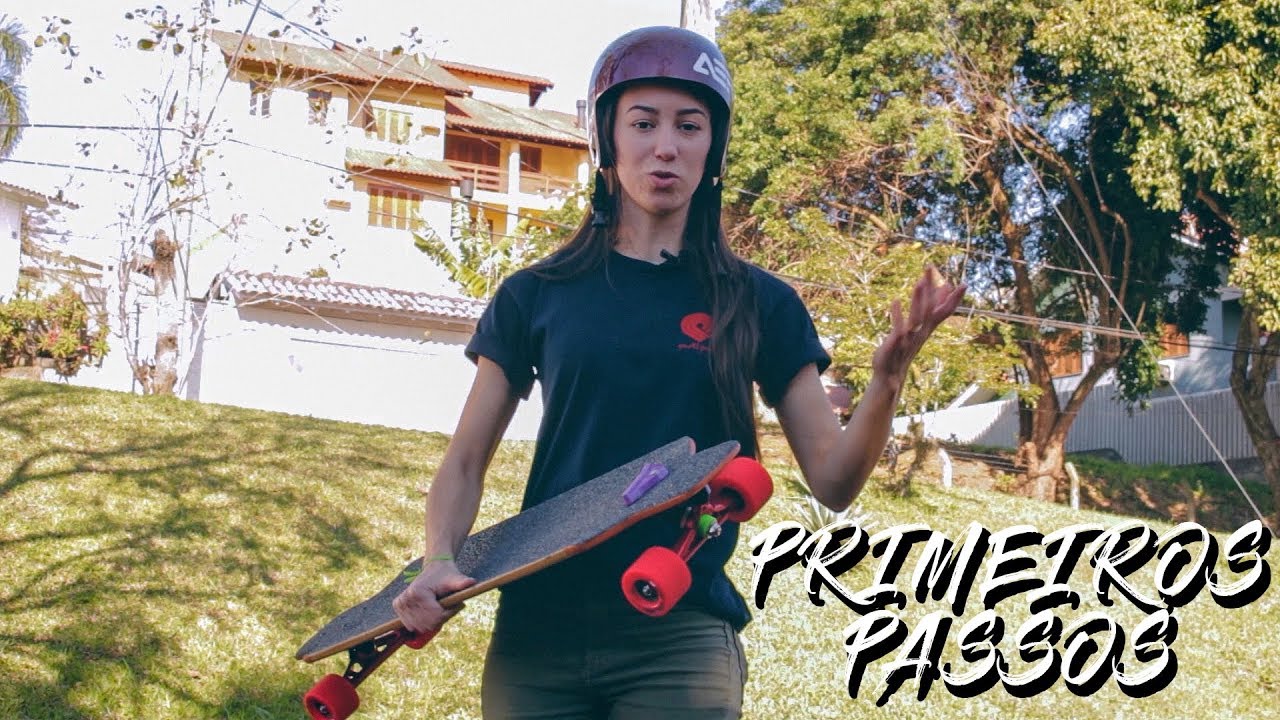 COMO FREAR E FAZER A BASE | primeiros passos no downhill skate