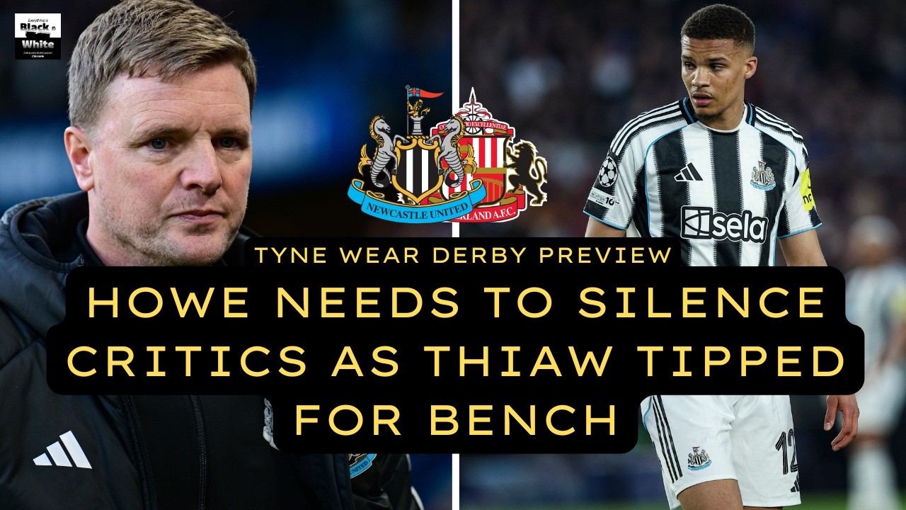 Eddie Howe told to drop &pound;35 million star for Newcastle United's MUST WIN game with Sunderland