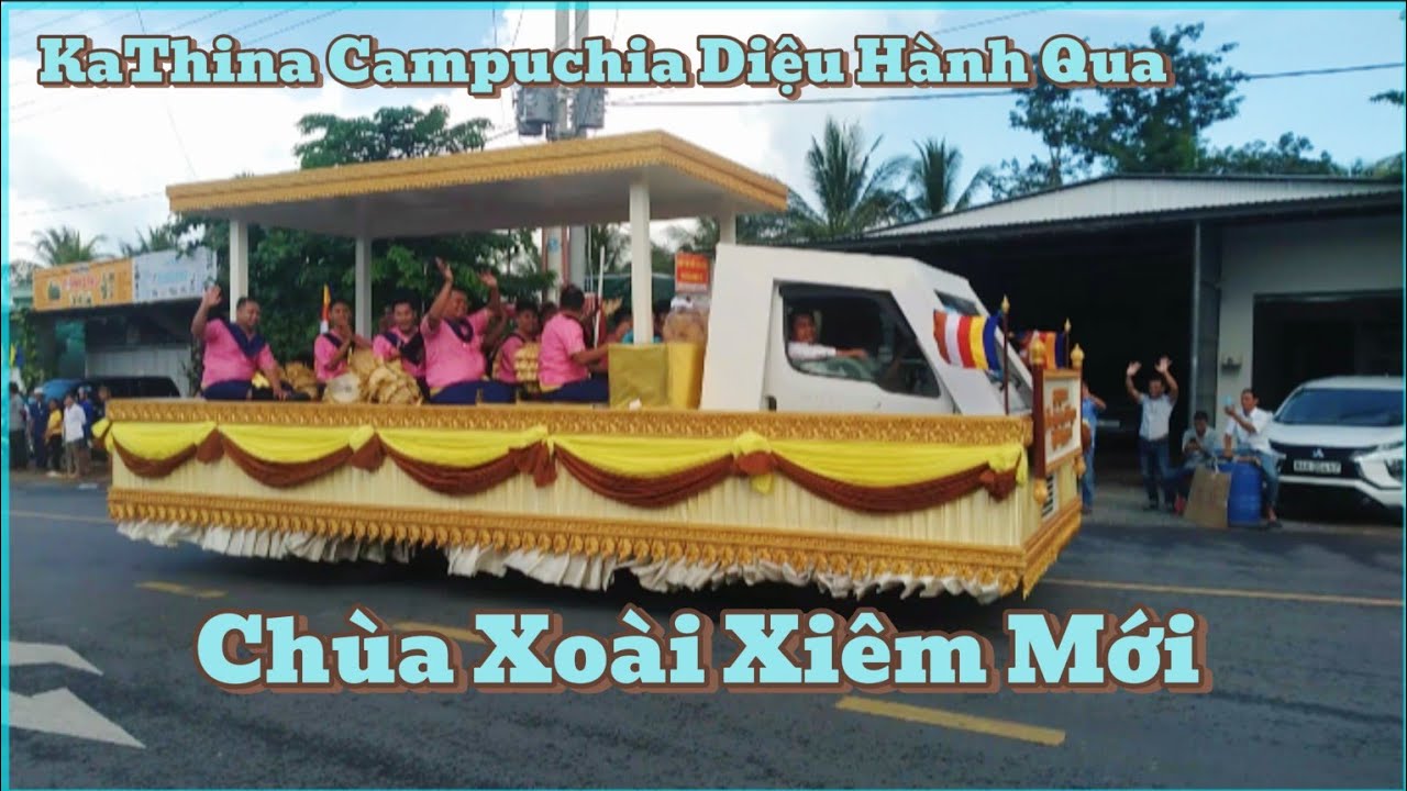 Dân Bông Campuchia Diệu Hành Qua Chùa Xoài Xiêm Mới Đã Tới Lúc 3h Ngày 4-11-2024