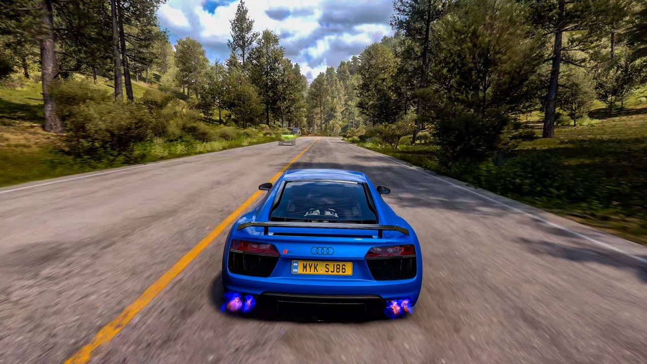 [HDR] Forza Horizon 5 gameplay in 4K widescreen | Audi R8