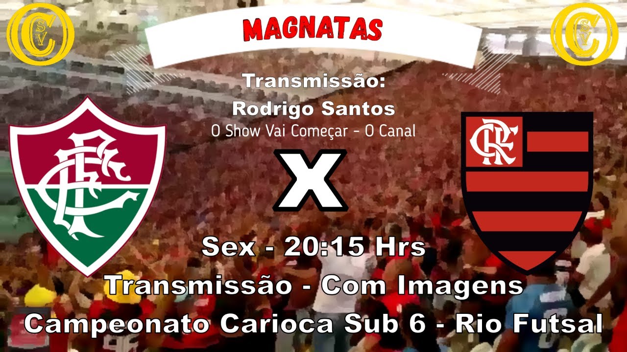 Fluminense x Flamengo- Campeonato Carioca Sub 6 - Rio Futsal AO VIVO COM IMAGENS