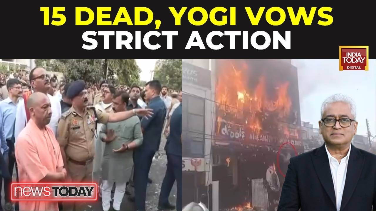 Lucknow Fire: 15 Dead As Blaze Engulfs Three-Storey Building With Only One Entry-Exit Point