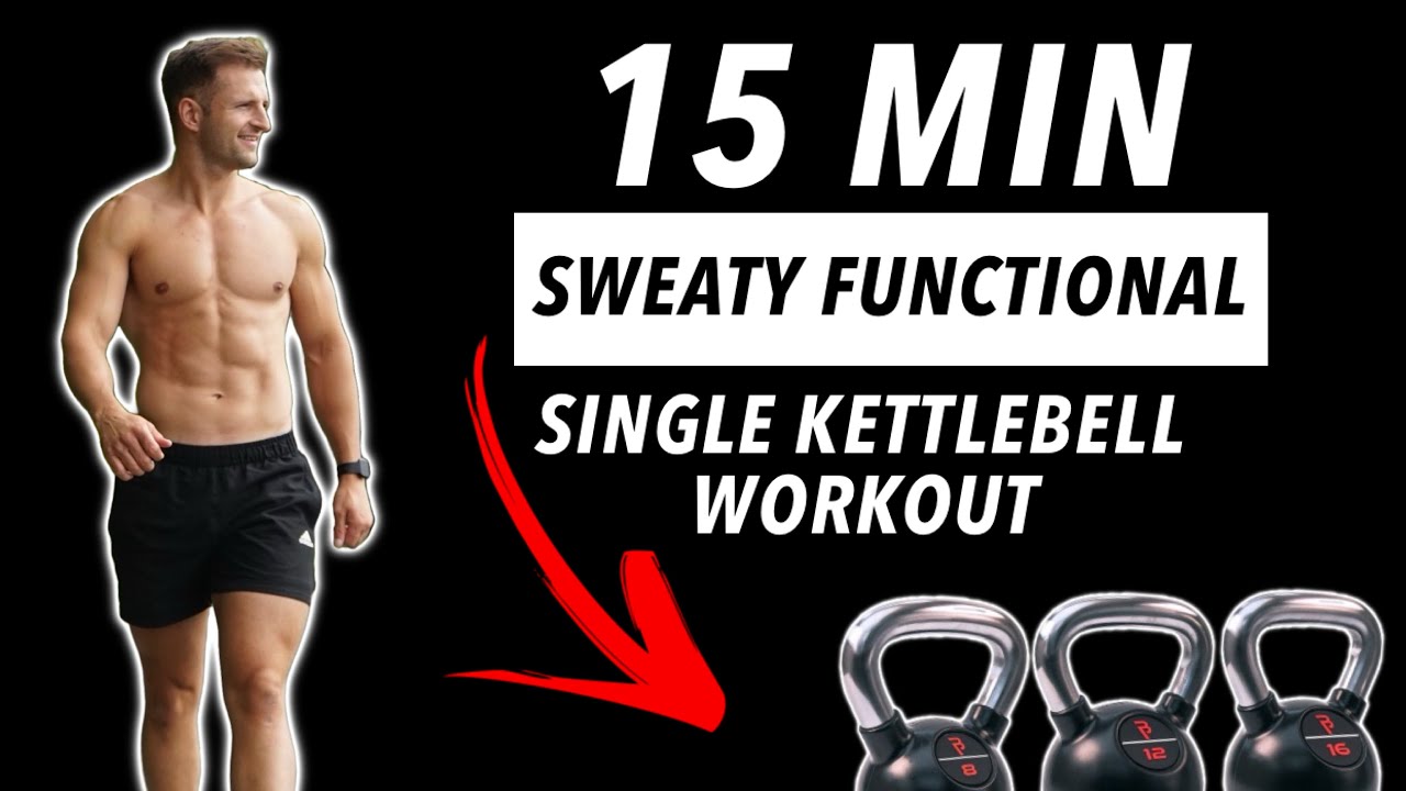 15 MIN: Sweaty FUNCTIONAL KETTLEBELL BEAST Workout