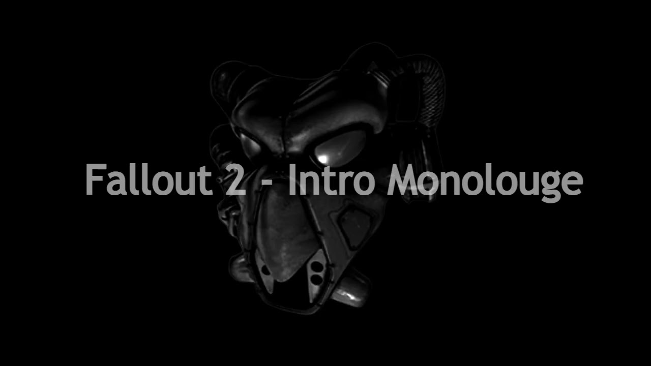 Fallout 2 -  Intro Monolouge ASMR