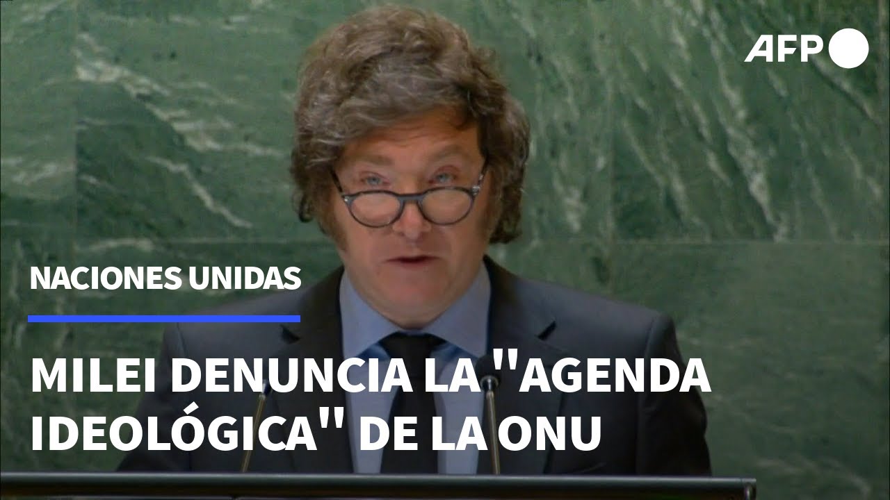 Argentino Milei denuncia la 