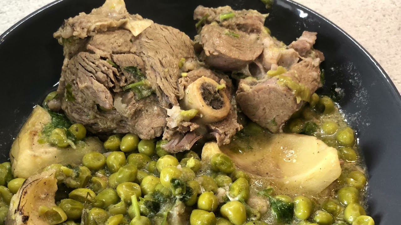 Petits Pois Et Artichauts //Agneau(Recette Algérienne 🇩🇿)