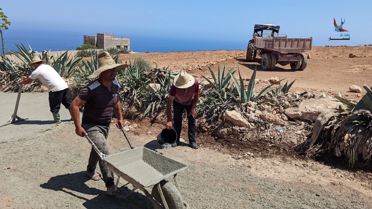 مبادرة اصلاح طريق دهار بوجيبار صدى تمسمان