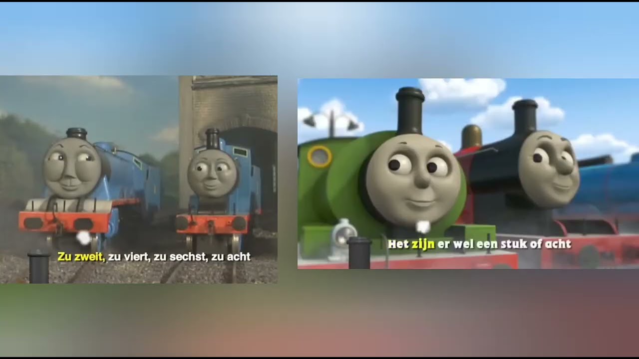 Thomas & Friends Roll Call Dutch & German (Mashup) Temporada 8; 14-18