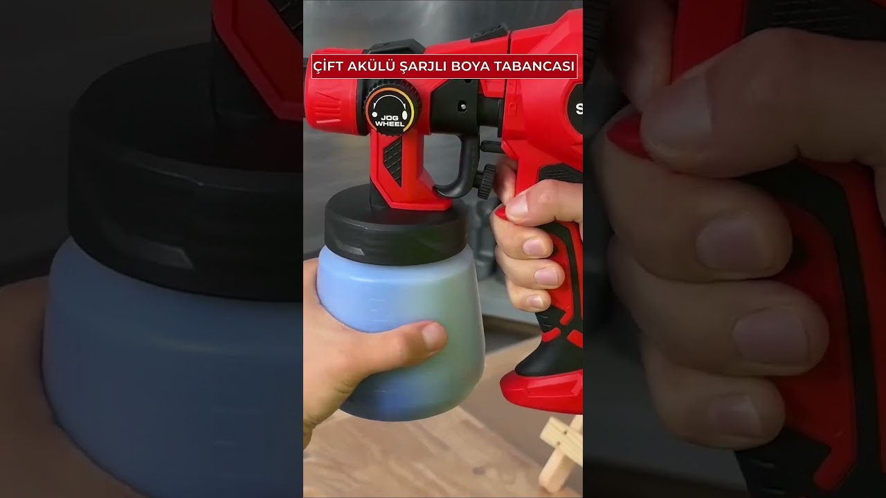 Şarjlı Kompres&ouml;rl&uuml; Boya Makinesi