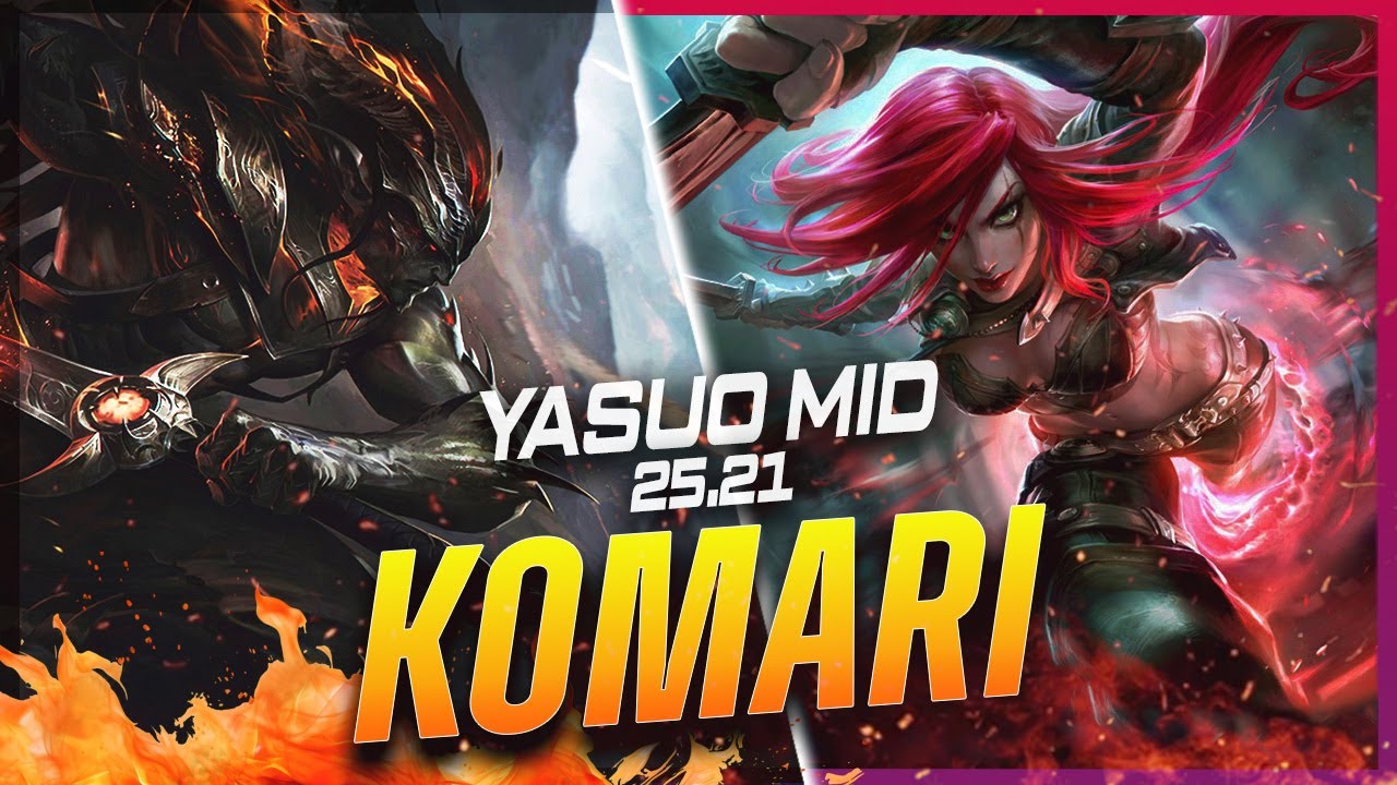 Komari - Yasuo vs Katarina MID Patch 25.21 - Grandmaster Yasuo Gameplay