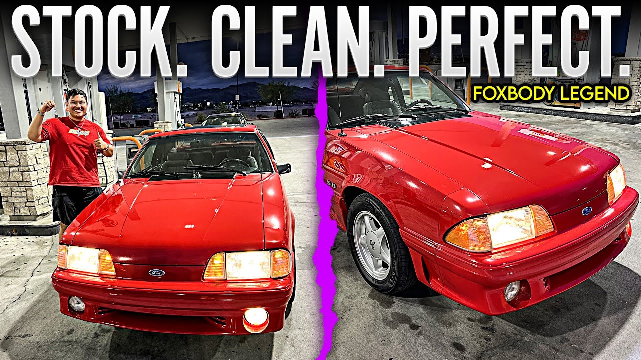 Я только что купил ЧИСТЕЙШИЙ Foxbody Mustang GT 1991 года выпуска – ВСЕ В НАЛИЧИИ И В СОСТОЯНИИ И...