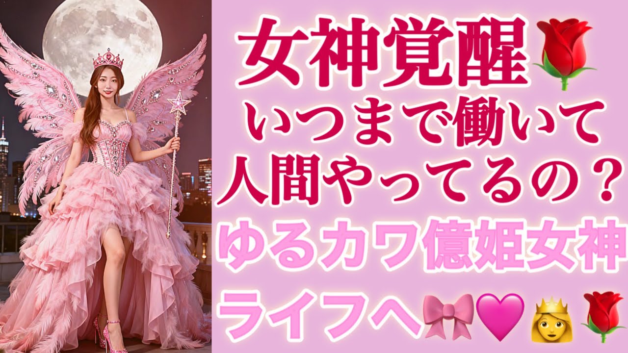 毎日8時5時残業ハードワークしてる女性たちへ🎁一生遊んで暮らせるバラ色に生まれ変わる🌹👸🦋🎀🩷