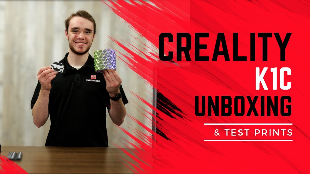 CREALITY K1C — РАСПАКОВКА И ТЕСТОВЫЕ ОТПЕЧАТКИ