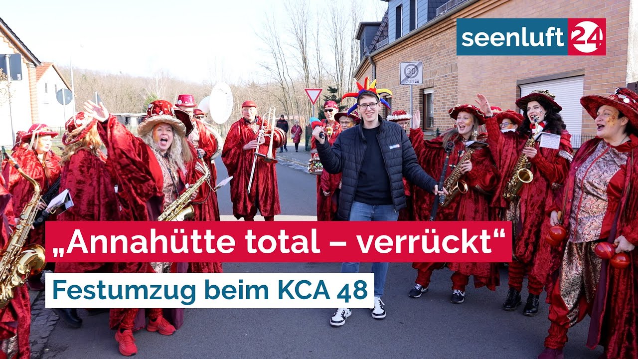 „Annahütte total – verrückt“ - Festumzug beim KCA 48