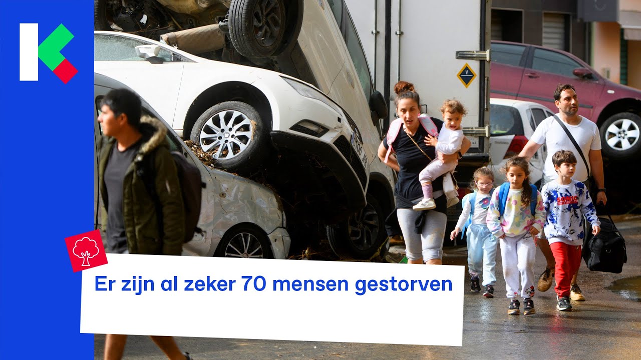 In Spanje zijn er zware overstromingen