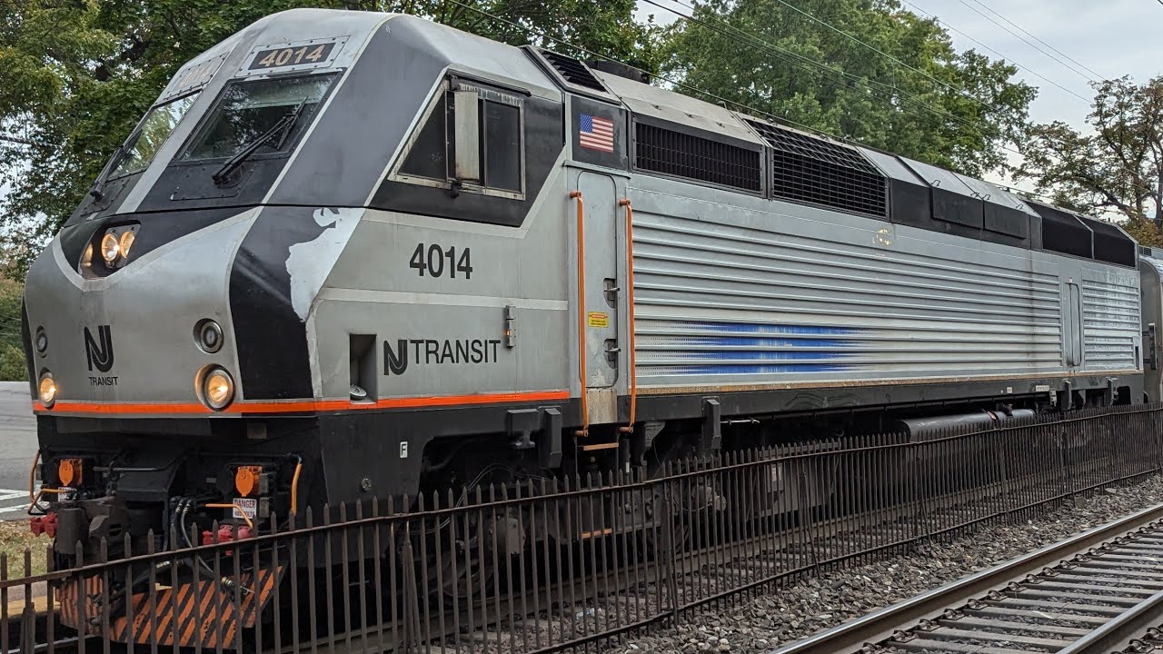 Railfanning NJ Transit at Short Hills 9-23-24: Alstom PL42AC 4014, Maintenance of Way (MOW) & more!!