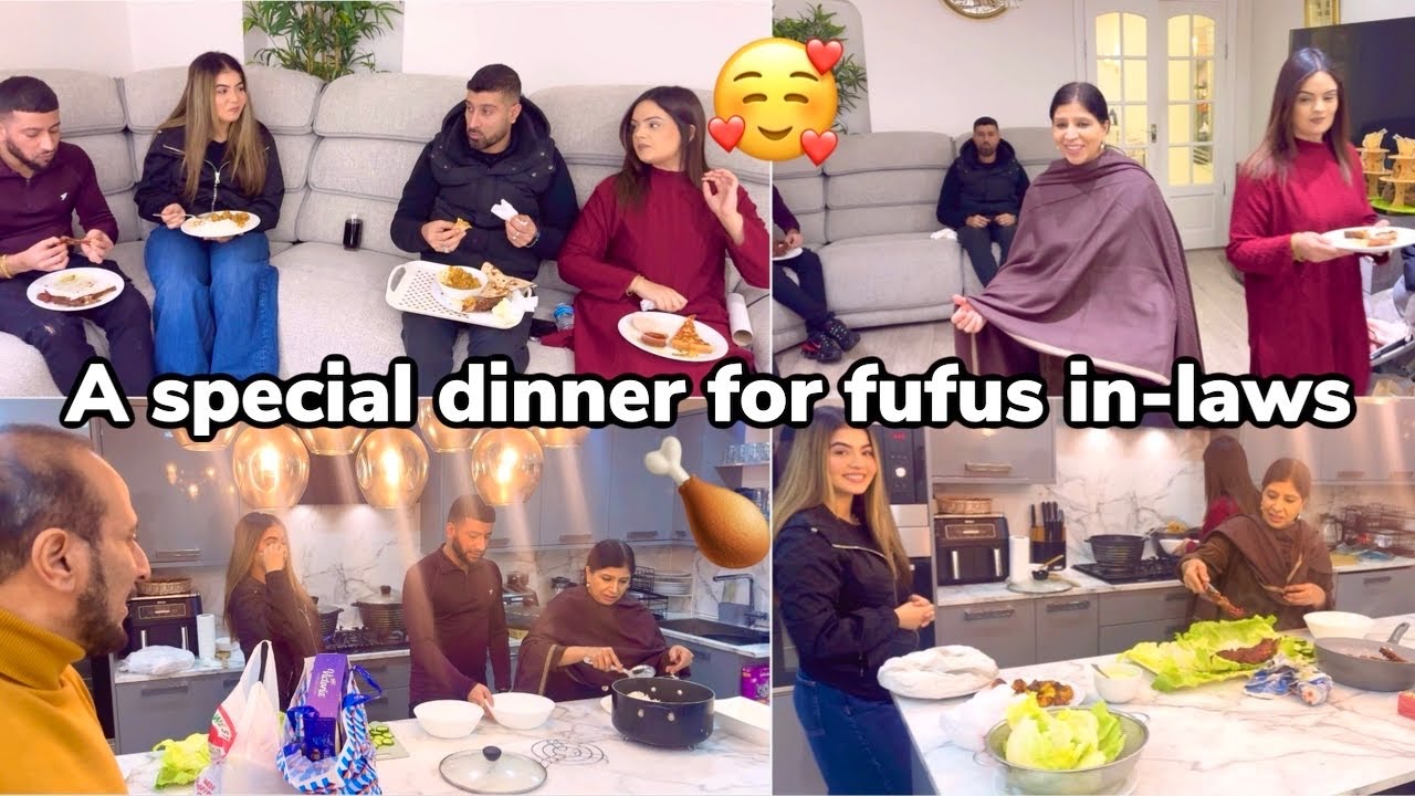 A SPECIAL DINNER WITH FUFUS IN-LAWS 🥘🍗|| DELICIOUS BEEF STEAKS HOMEMADE BY MAMA 🤩
