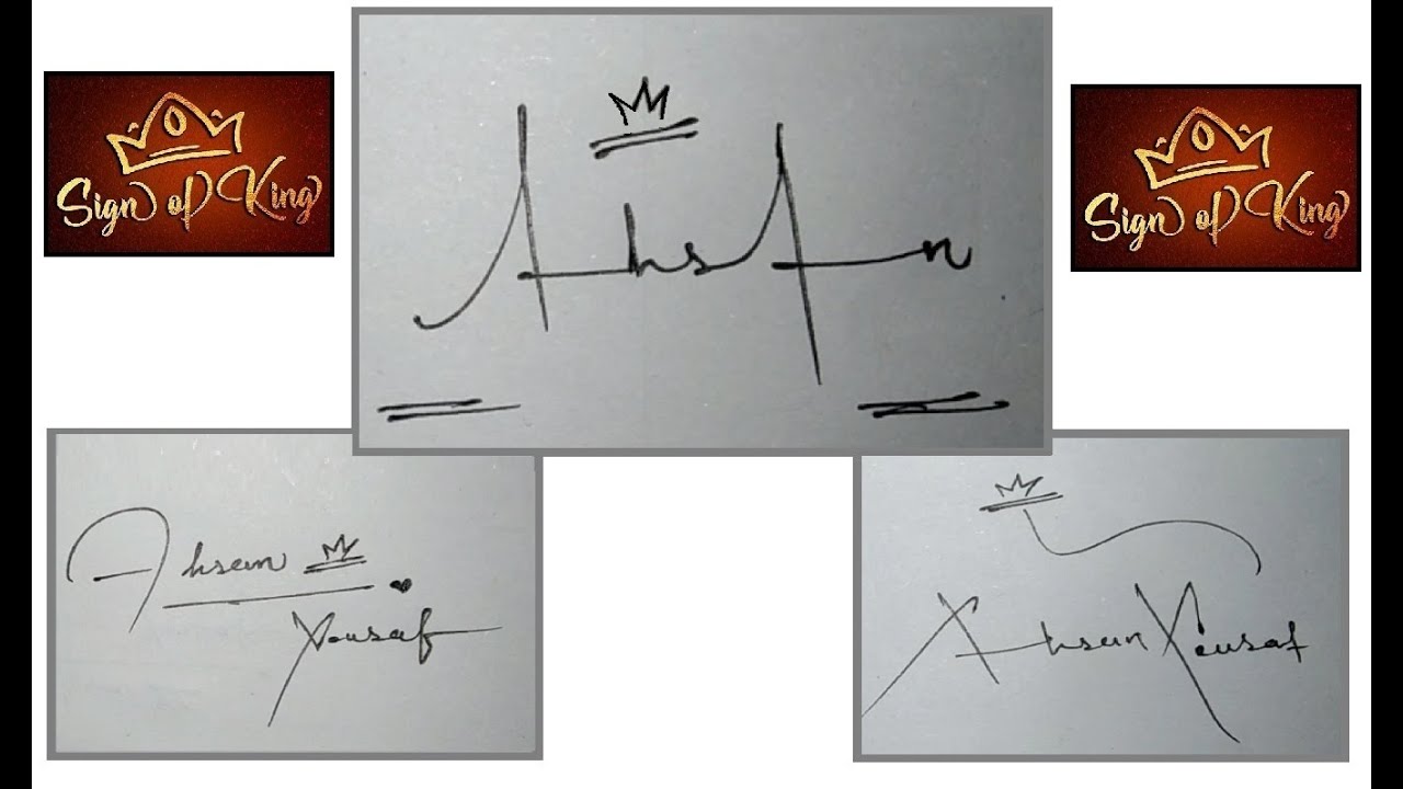 How to Draw Signature like a Billionaire (For Alphabet 