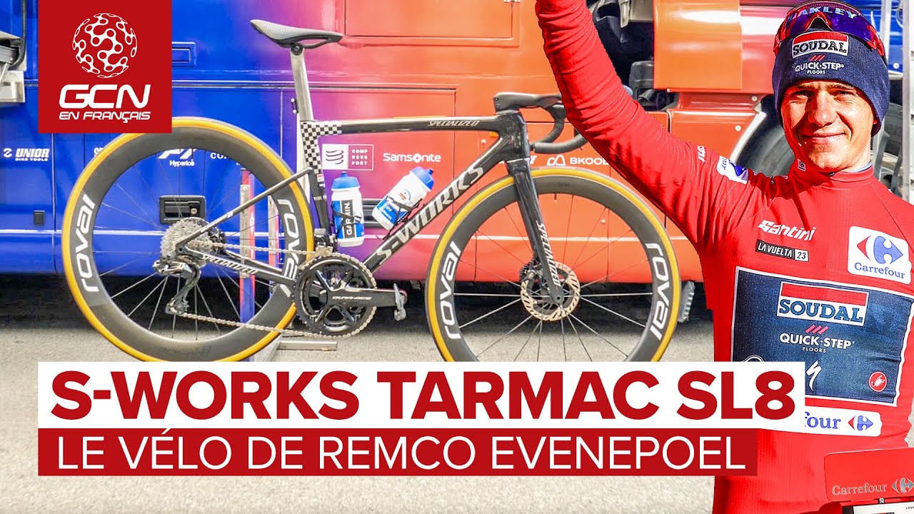 Le vélo Specialized S-Works Tarmac SL8 de Remco Evenepoel!