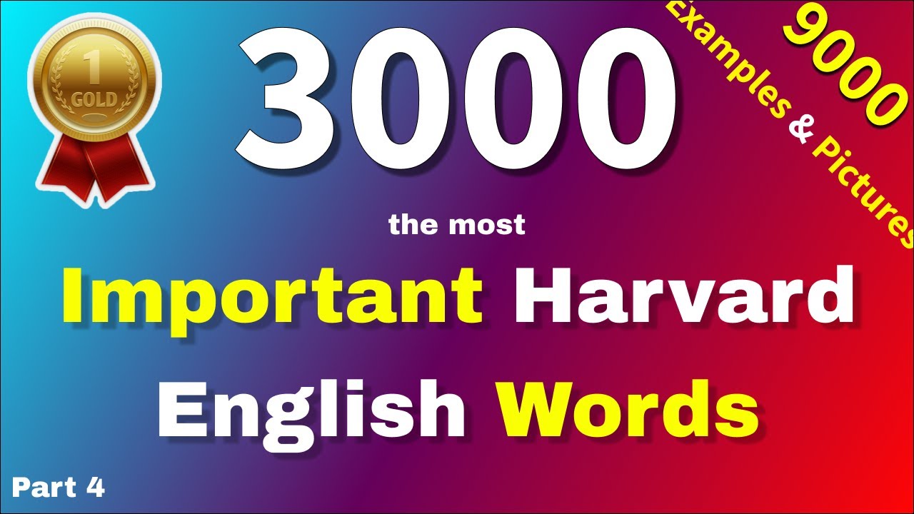 3,000 Essential English Words with Pictures & Sentences, the most common used English vocabulary