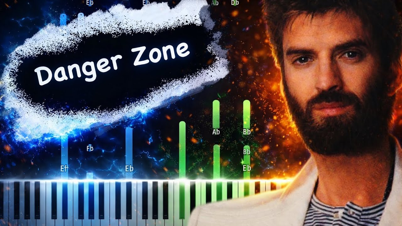 Kenny Loggins - Danger Zone Piano Tutorial