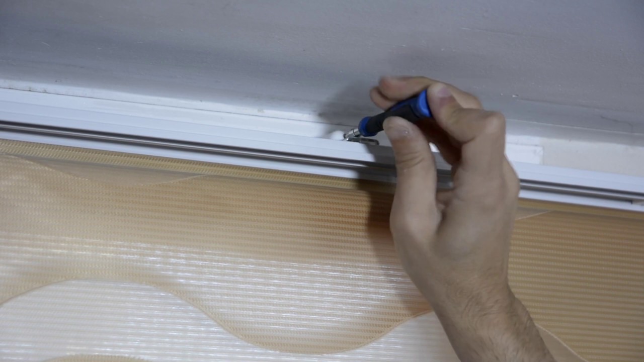 Cómo instalar sin taladrar un estor noche y dia puntogar