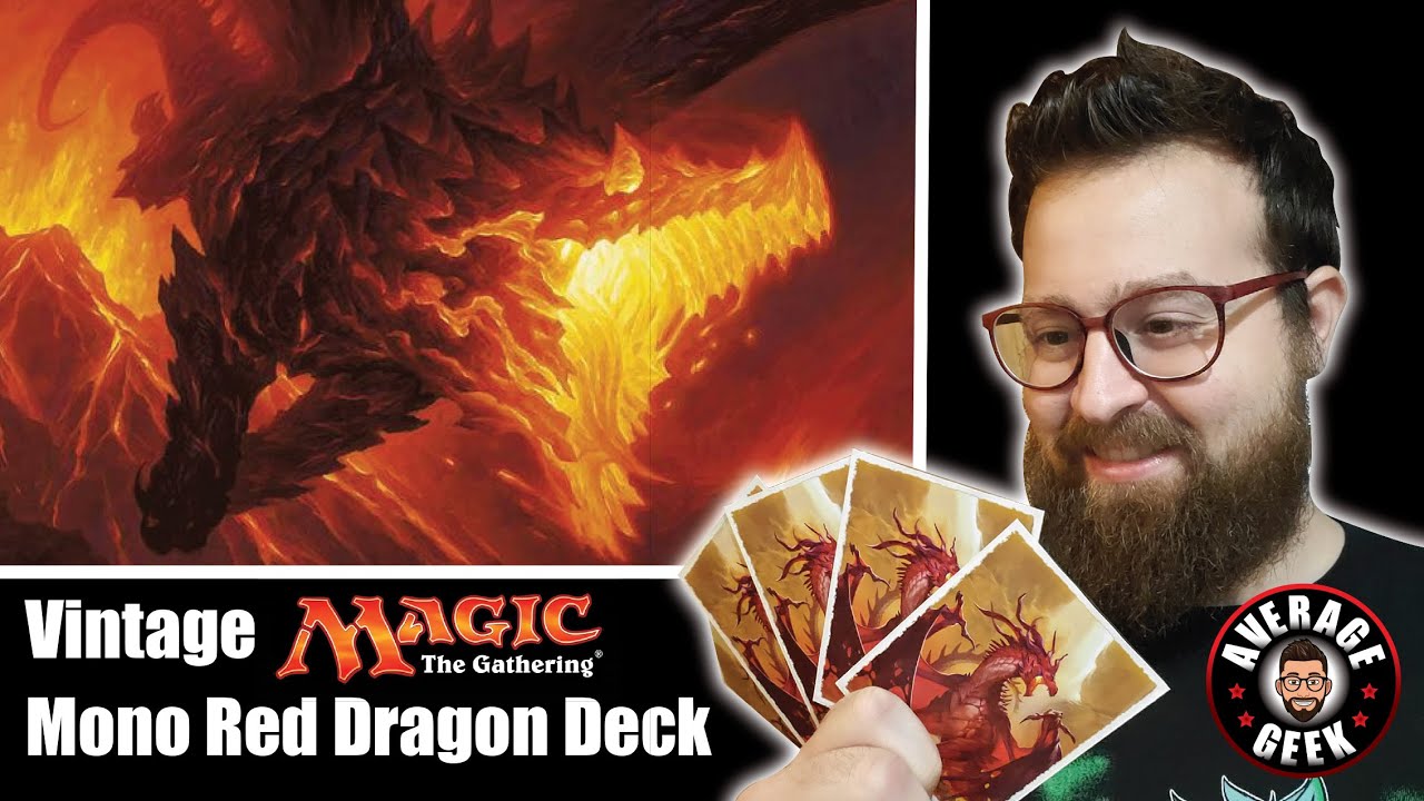 Vintage MTG Mono Red Dragon Deck 2.0