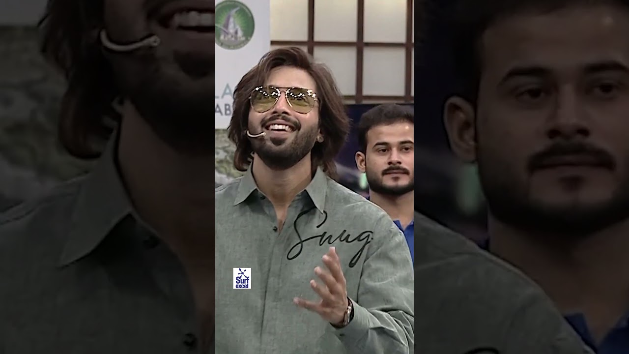 Funny Moment 😅 #jeetopakistanleague #humayunsaeed #kubrakhan #fahadmustafa #shorts
