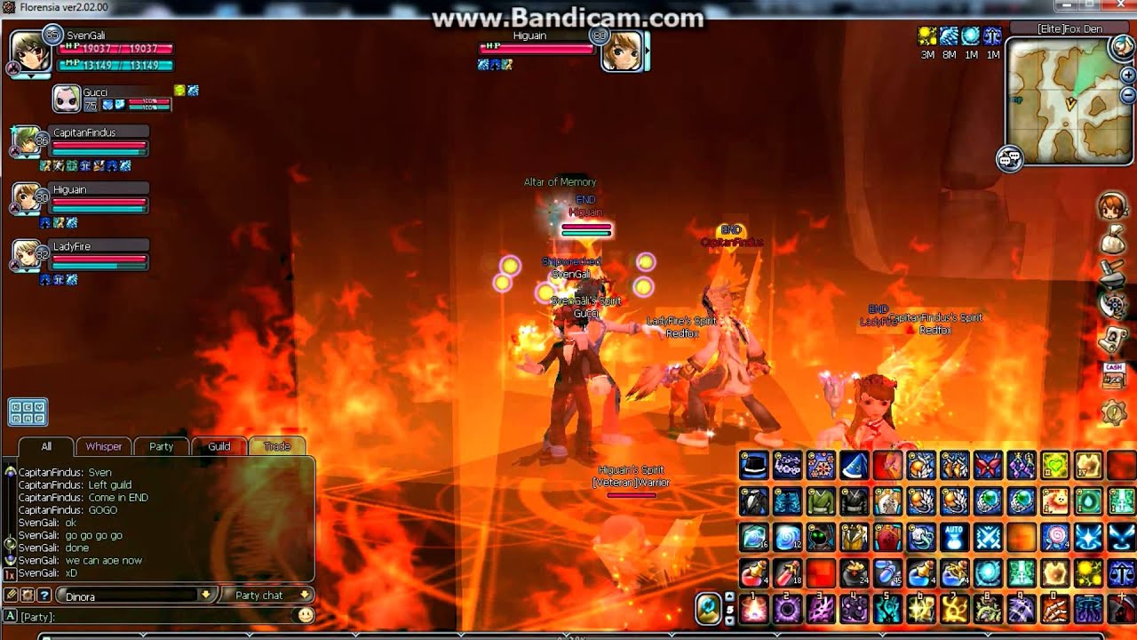 Florensia Online New Dungeon Elite FoxDen+lvl up by SvenGali