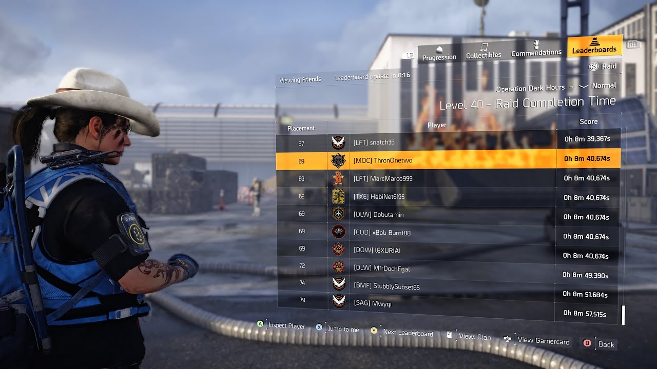 Speedrun Dunkle Stunden (06.10.2024) - 8 Minuten 40 Sekunden - The Division 2