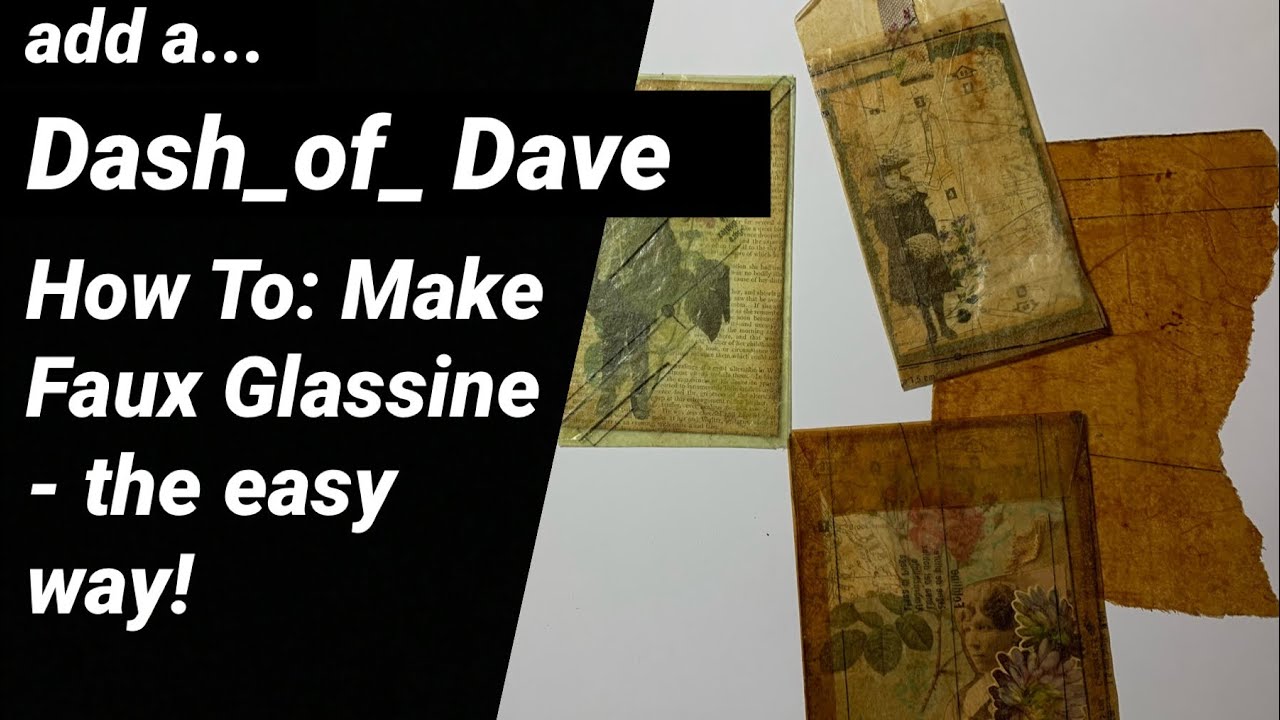 How To Make: Faux Glassine, the easy way!