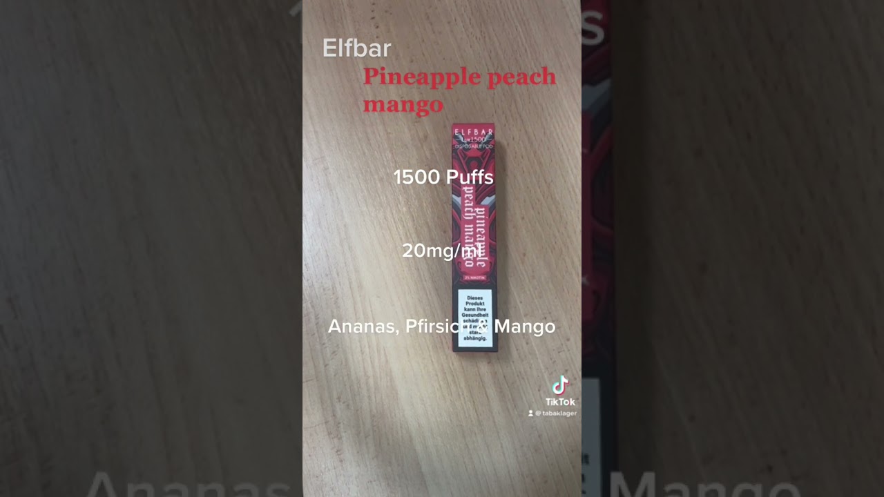 Elfbar Pineapple Peach Mango Vape