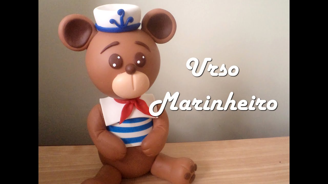 Urso Marinheiro - Canal Aula de Biscuit