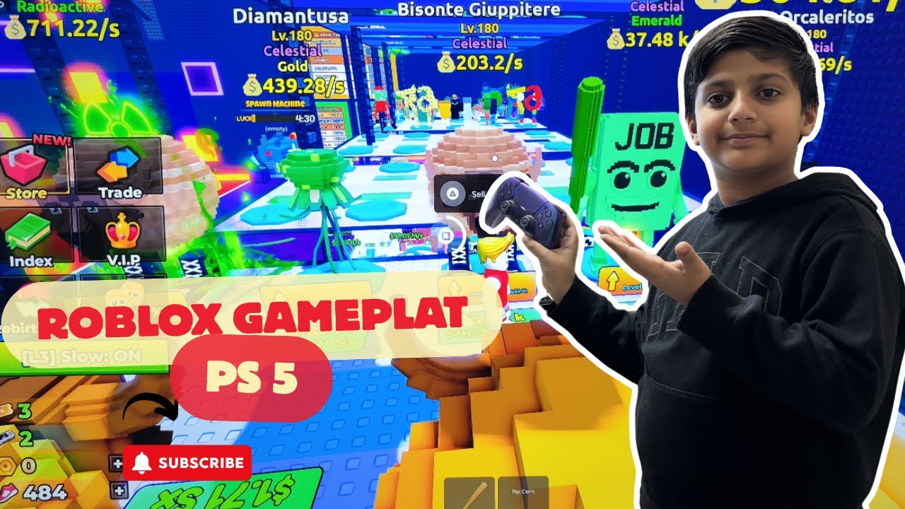 Playing Roblox In Ps 5 | Roblox Gameplay | Play Station 5 Gaming | Gaming Video