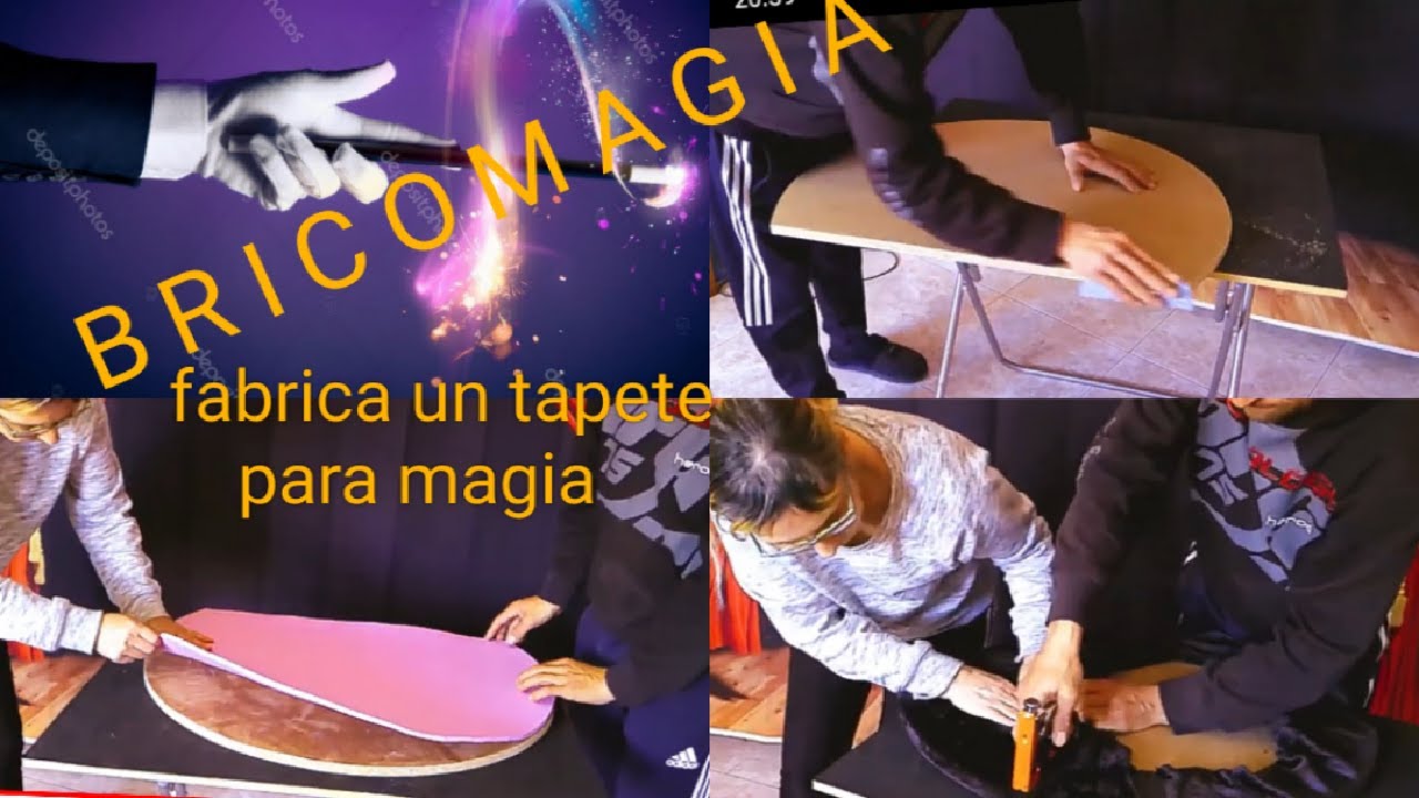 TUTORIAL MAGIA-FABRICACION DE UN TAPETE PARA MAGIA COMO EL MIO