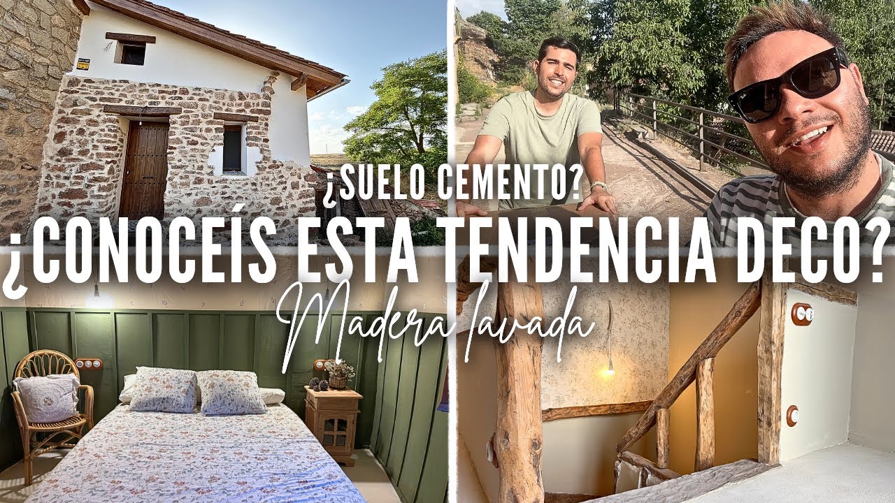 UN DÍA en la CASA DEL CAMPO 🏡 NOS ENCANTA el efecto MADERA LAVADA 😍 Llegan MUEBLE TV y VITRINA 👏🏼