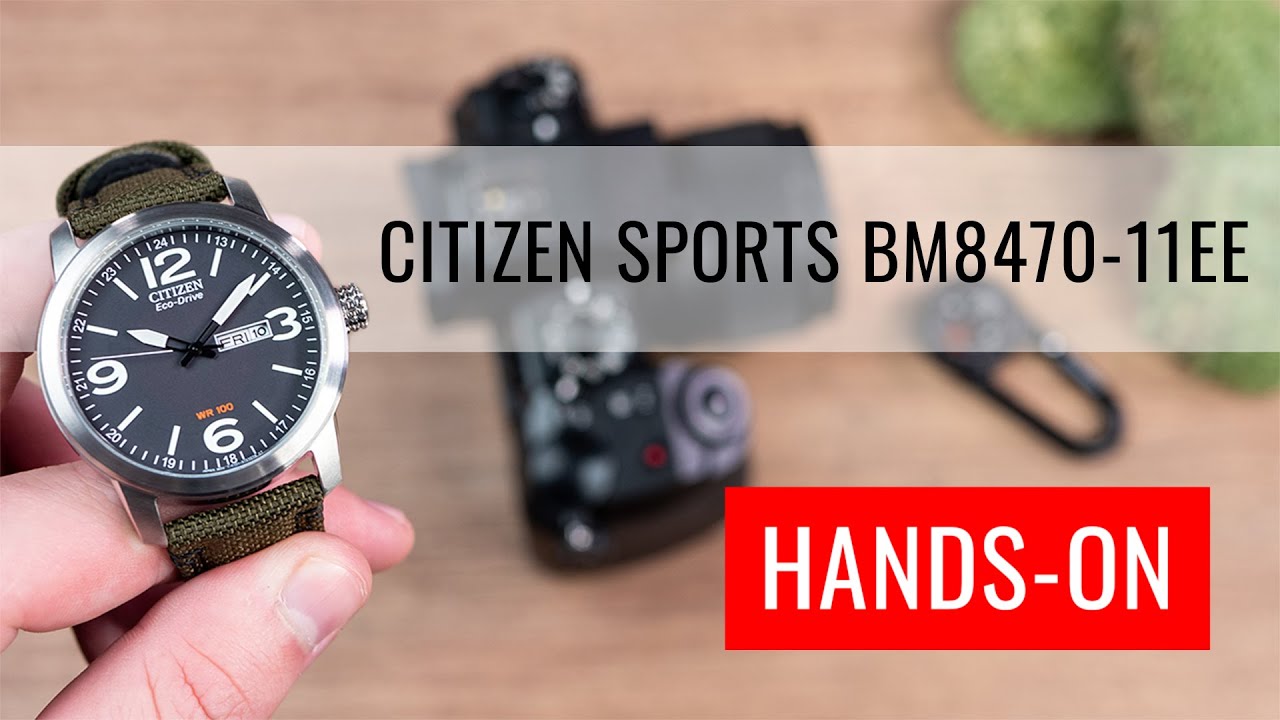 HANDS-ON: Citizen Sports Eco-Drive BM8470-11EE