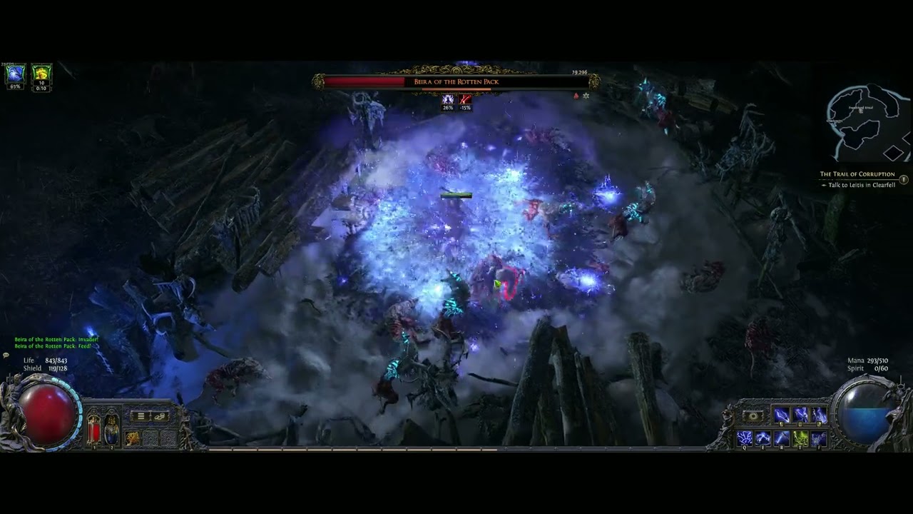 Path of Exile 2. Cast on Shock. Early build.