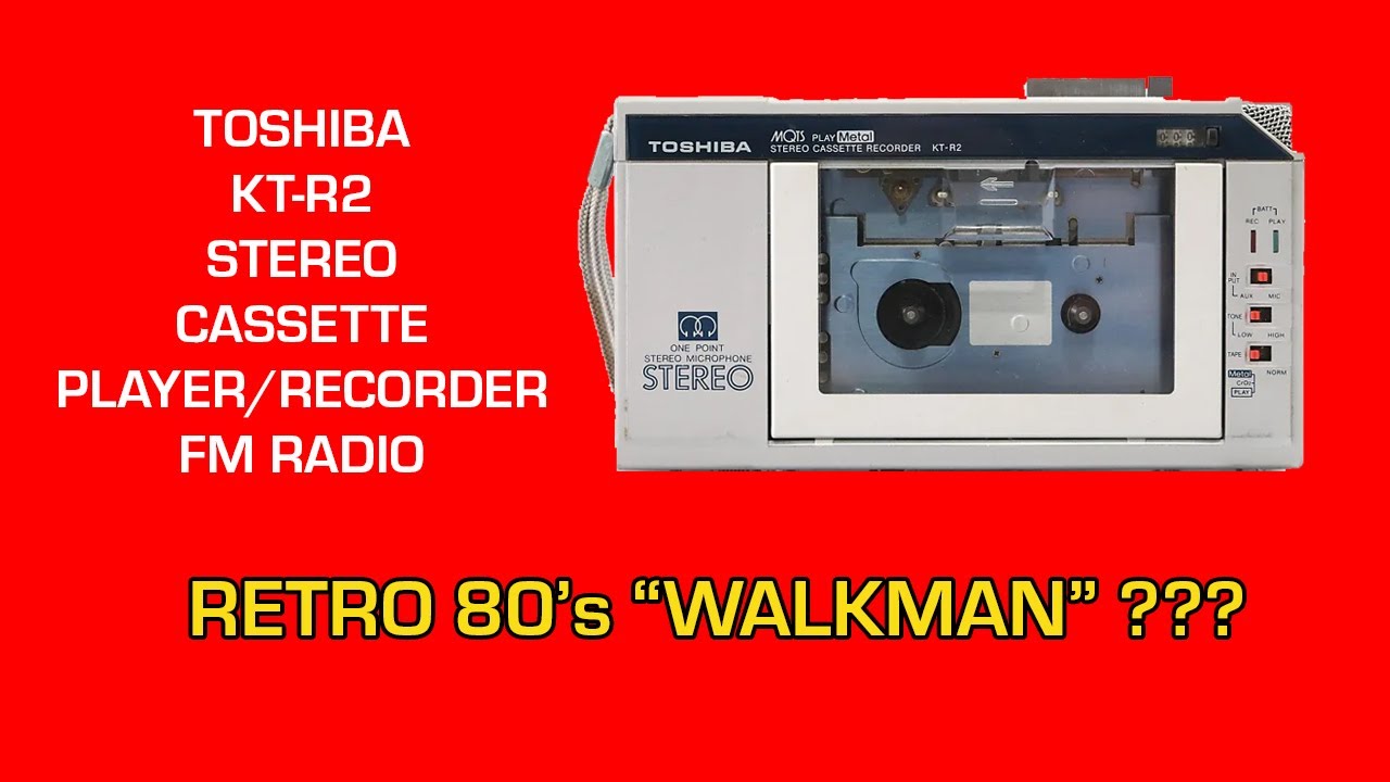 Retro 80's Personal Stereo Cassette Recorder & Radio - #IJDM159