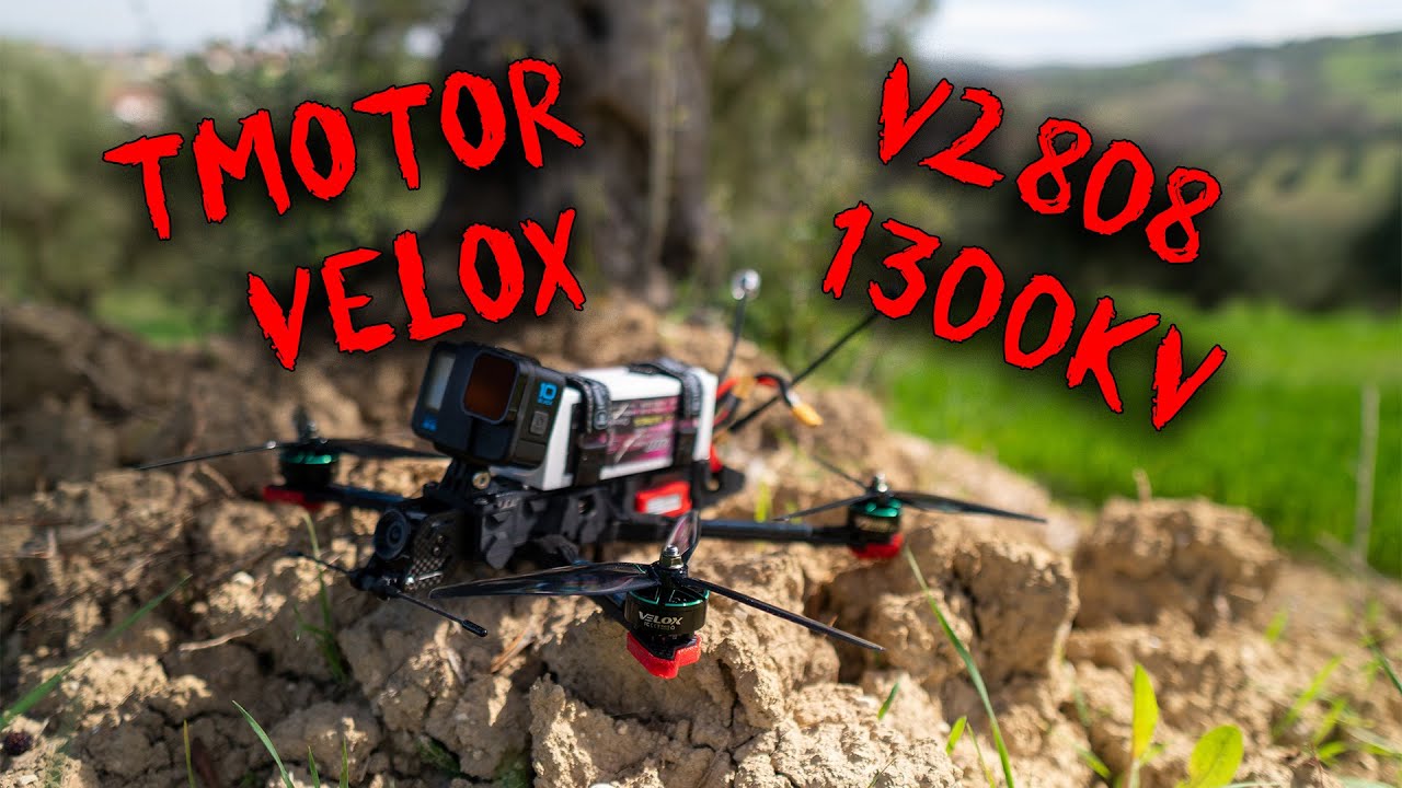 Моторы от Tmotor Velox2808. Крутим раму Chimera7 Pro V2 .