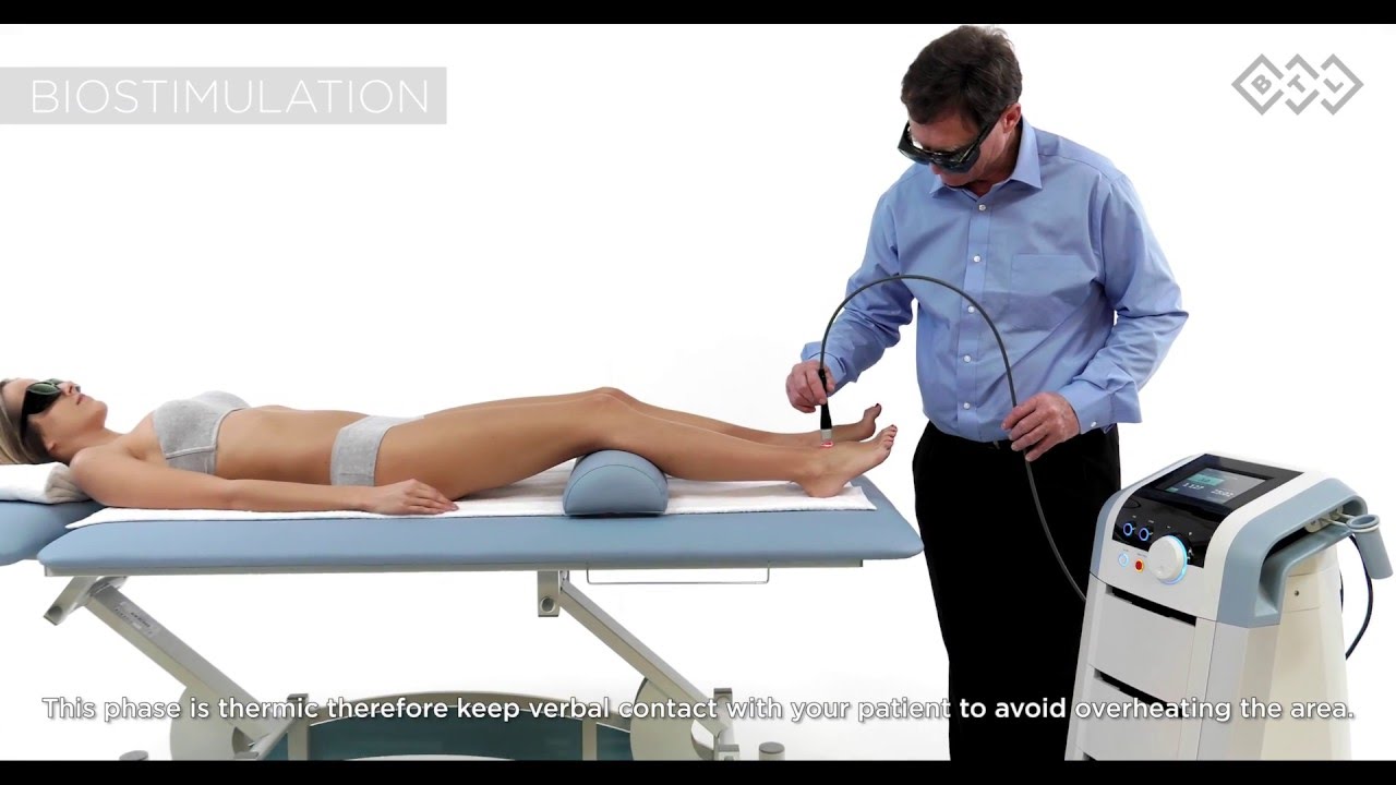 Ankle Distortion Treatment Using BTL High Intensity Laser