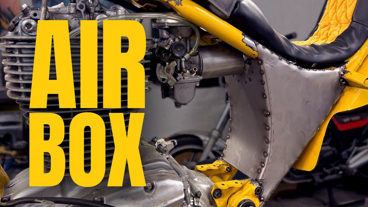 Изготовление воздушного фильтра для Suzuki Savage Chopper
