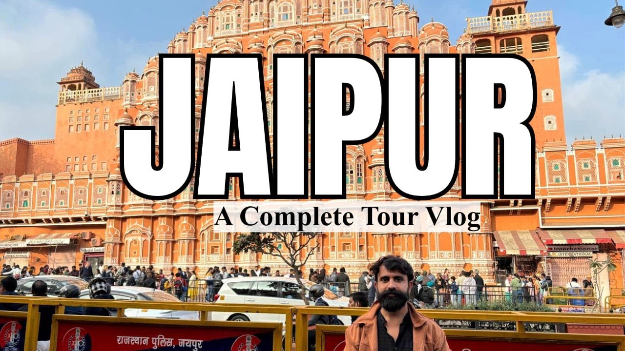 JAIPUR 🏰 Trip DAY 4 at AMER Fort, HAWA Mahal और Bus की मस्ती🤩 #dailyvlog