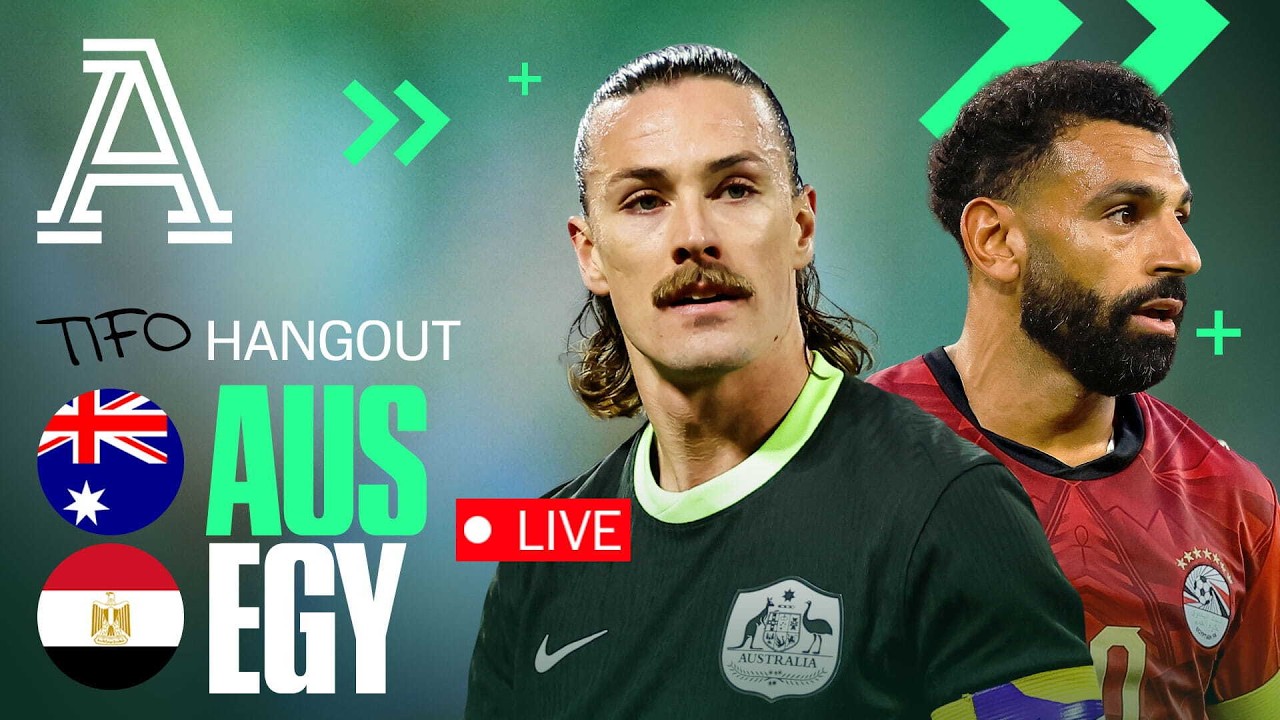 Australia vs Egypt Live Watchalong | @TheAthleticFC x @Tifo World Cup Clubhouse